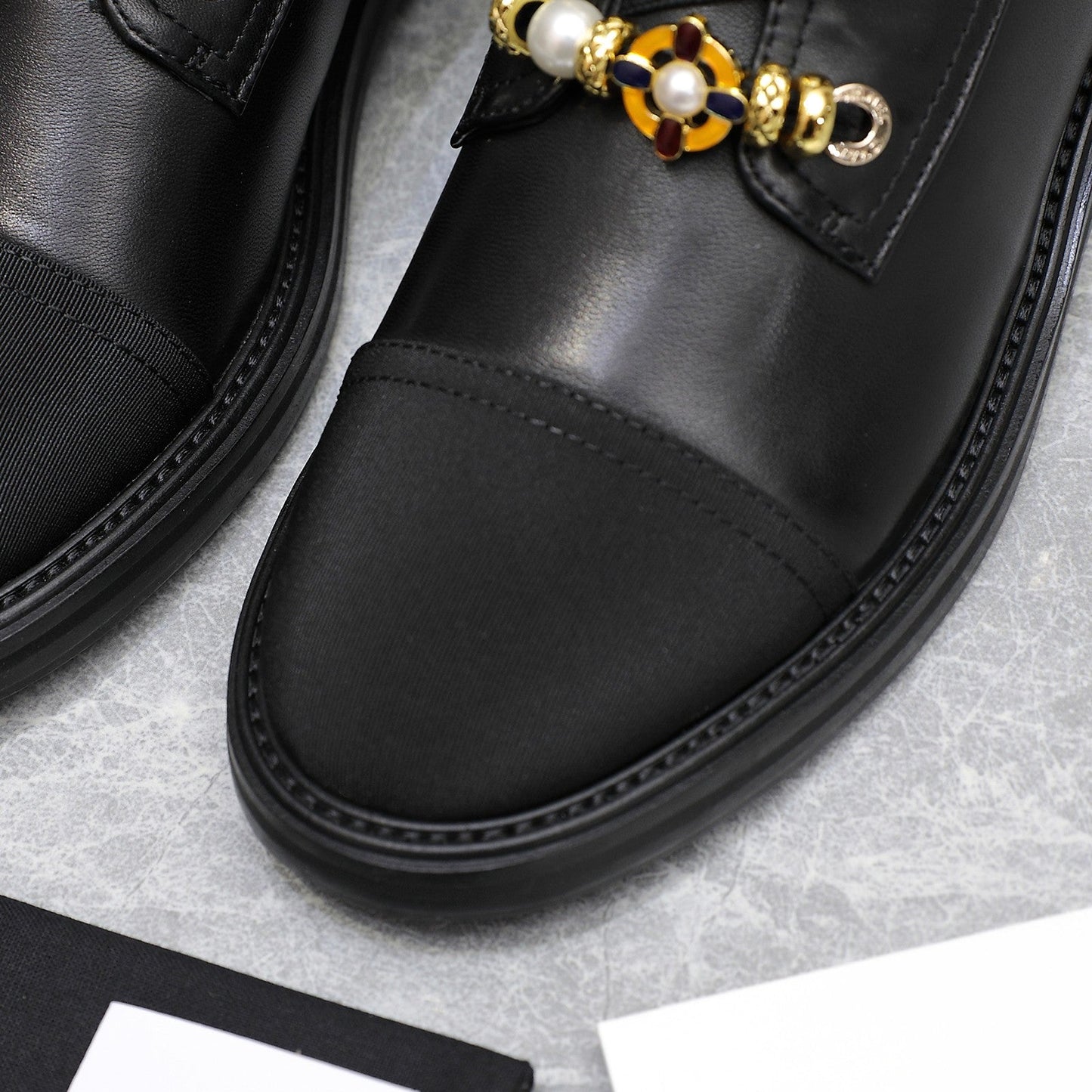 CHANEL Ankle Boots 30mm Black Plain Cowhide