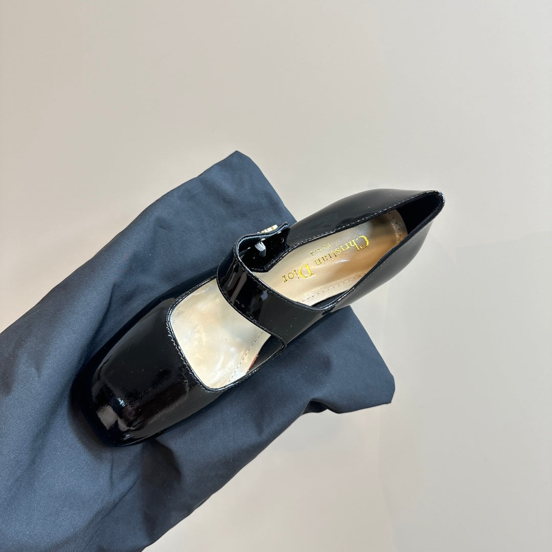 DIOR Miss DIOR Pump 40mm Glossy Black Cowhide