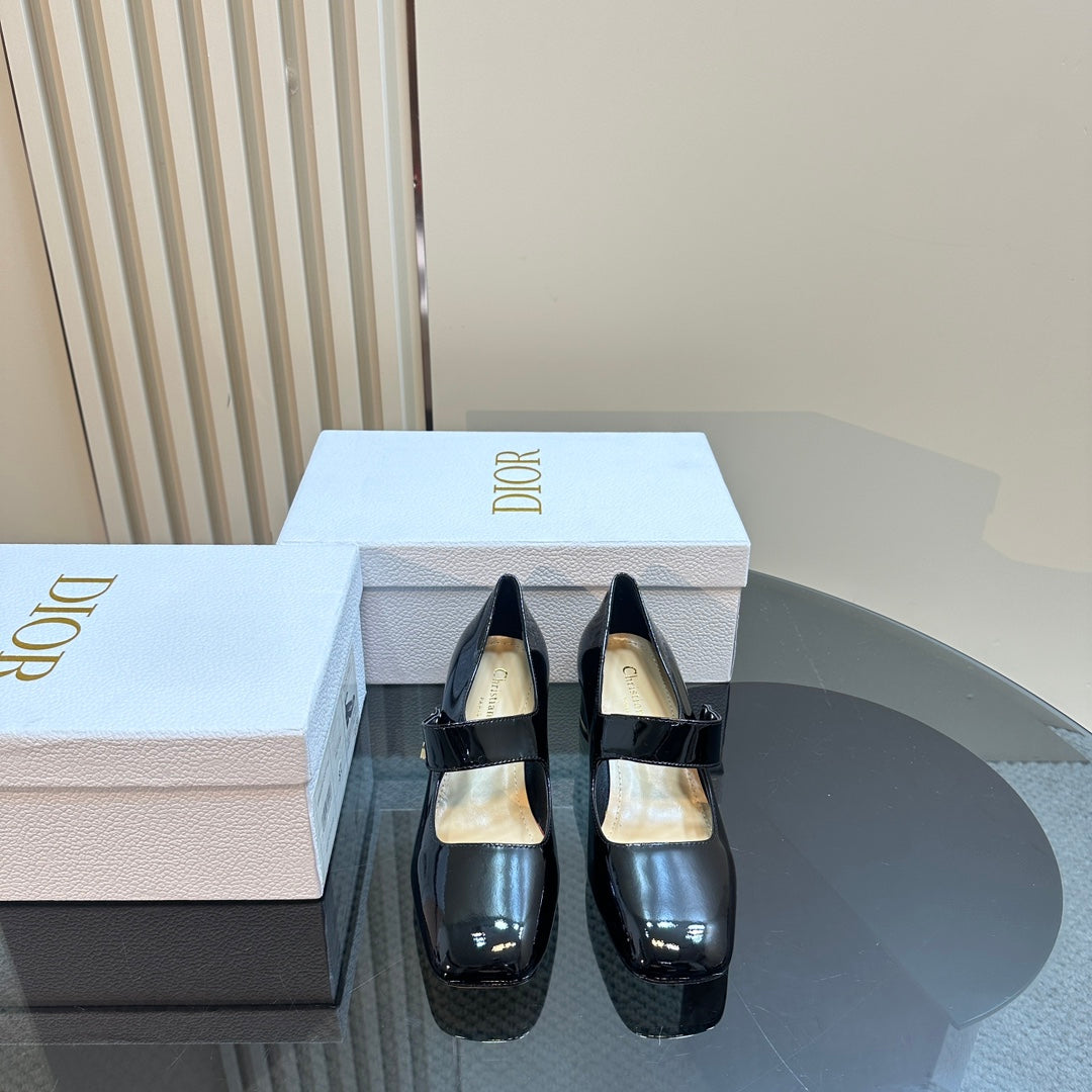DIOR Miss DIOR Pump 40mm Glossy Black Cowhide