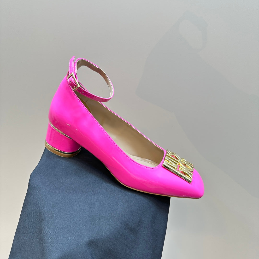 DIOR Miss DIOR Pump 40mm Glossy Pink Lambskin