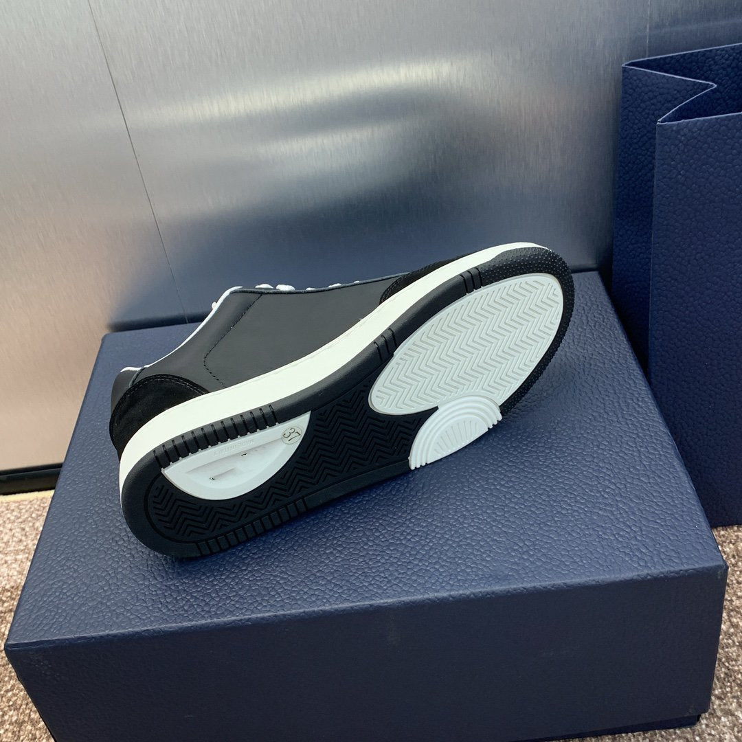 DIOR homme black calfskin suede