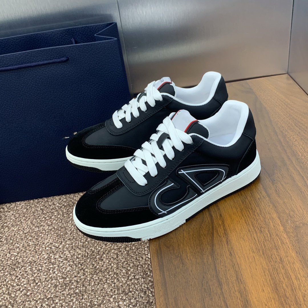 DIOR homme black calfskin suede