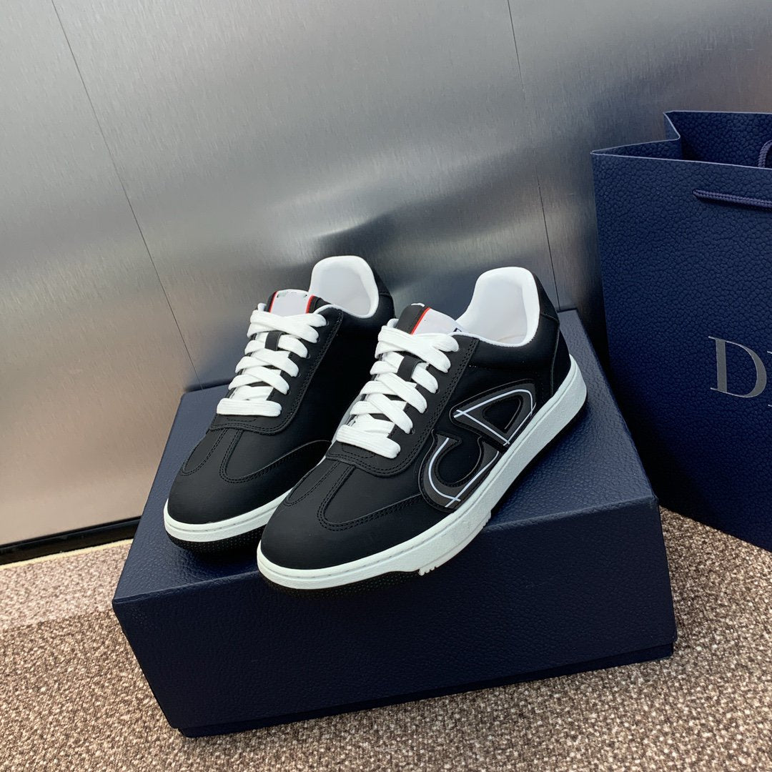DIOR homme black white calfskin