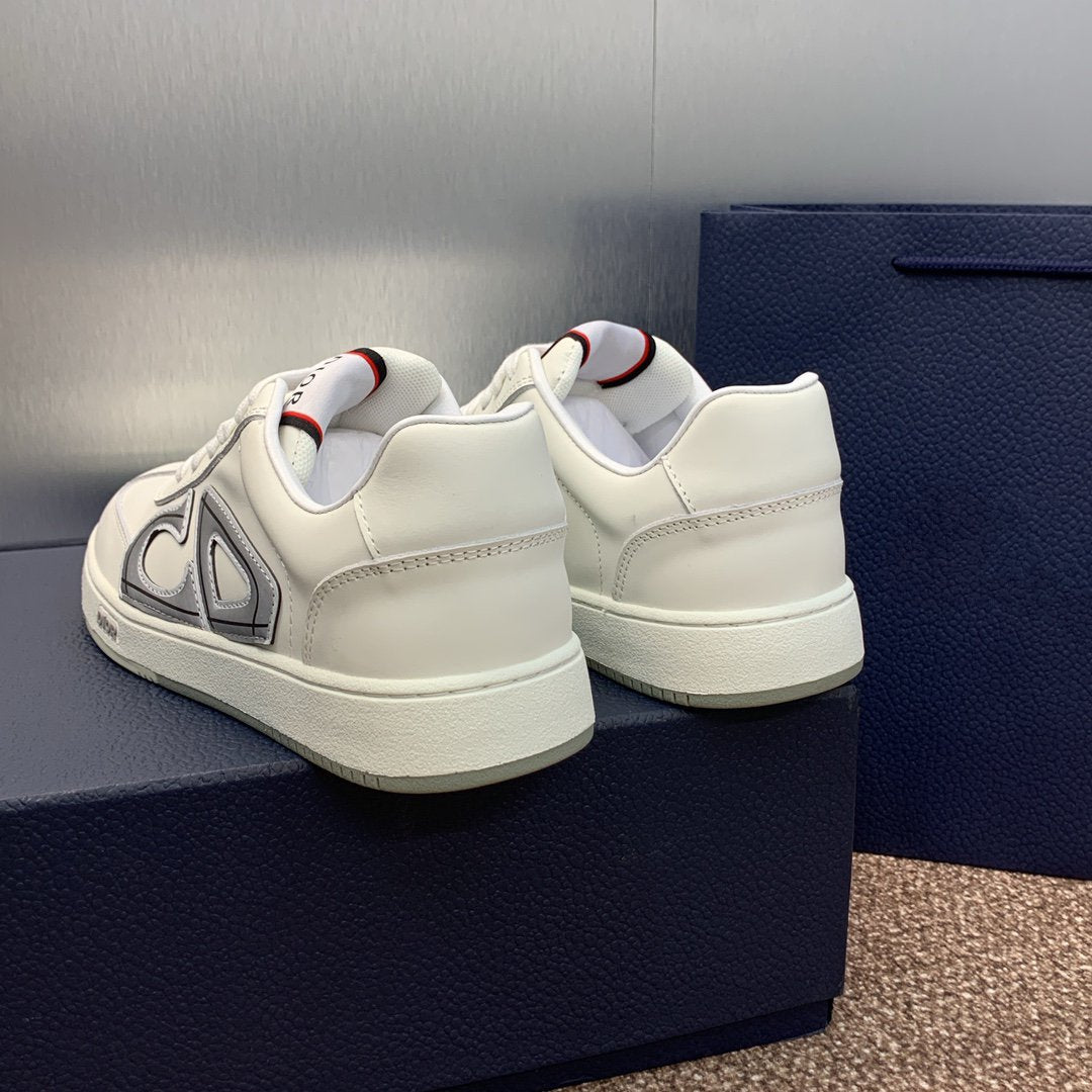 DIOR homme white grey calfskin