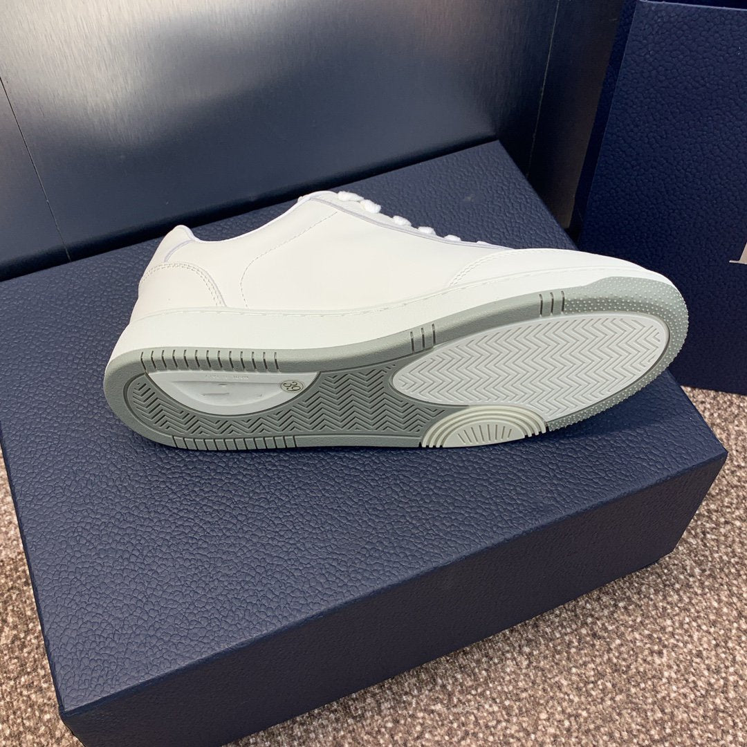 DIOR homme white grey calfskin