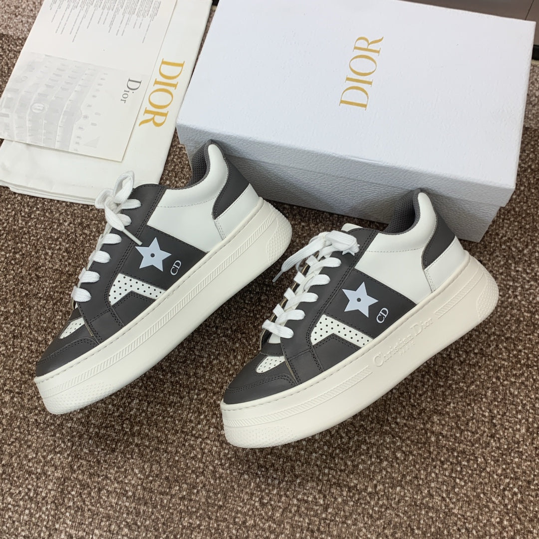 DIOR Star Platform Sneaker 35mm Black Calfskin