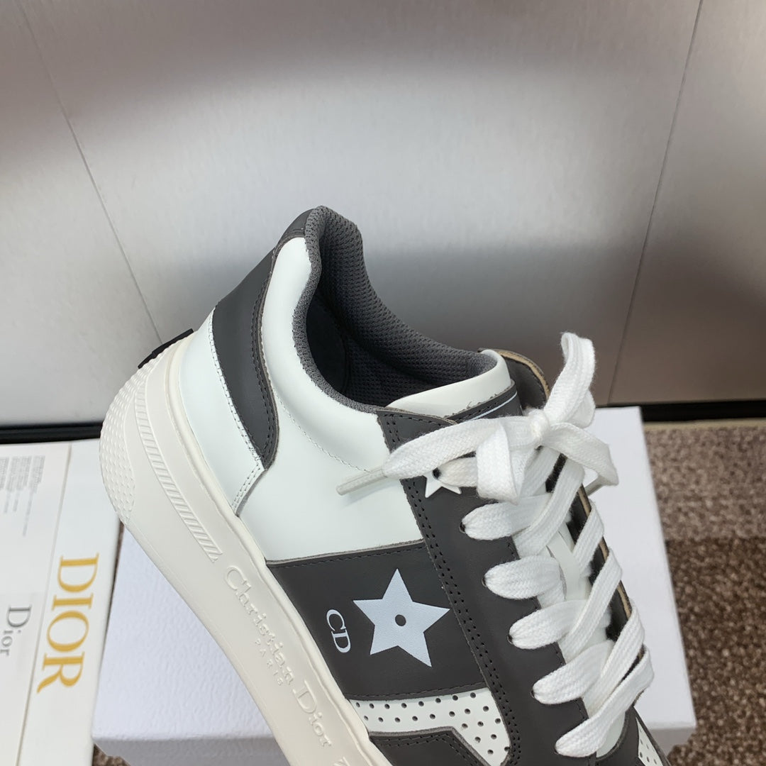 DIOR Star Platform Sneaker 35mm Black Calfskin