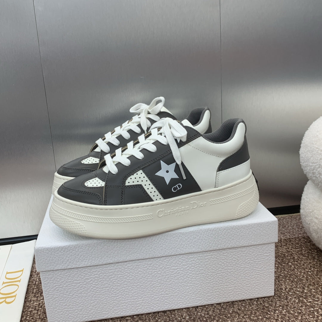 DIOR Star Platform Sneaker 35mm Black Calfskin
