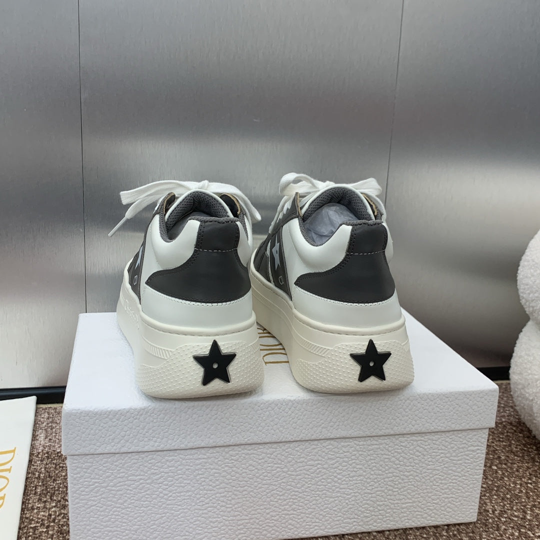 DIOR Star Platform Sneaker 35mm Black Calfskin