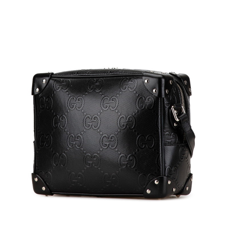 Gucci GG Embossed Leather Shoulder Bag