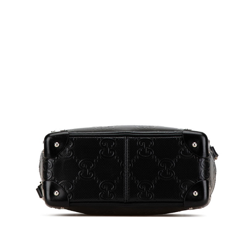 Gucci GG Embossed Leather Shoulder Bag