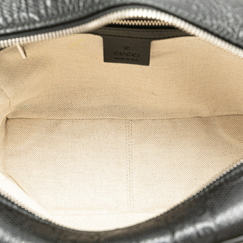 Gucci GG Embossed Leather Shoulder Bag
