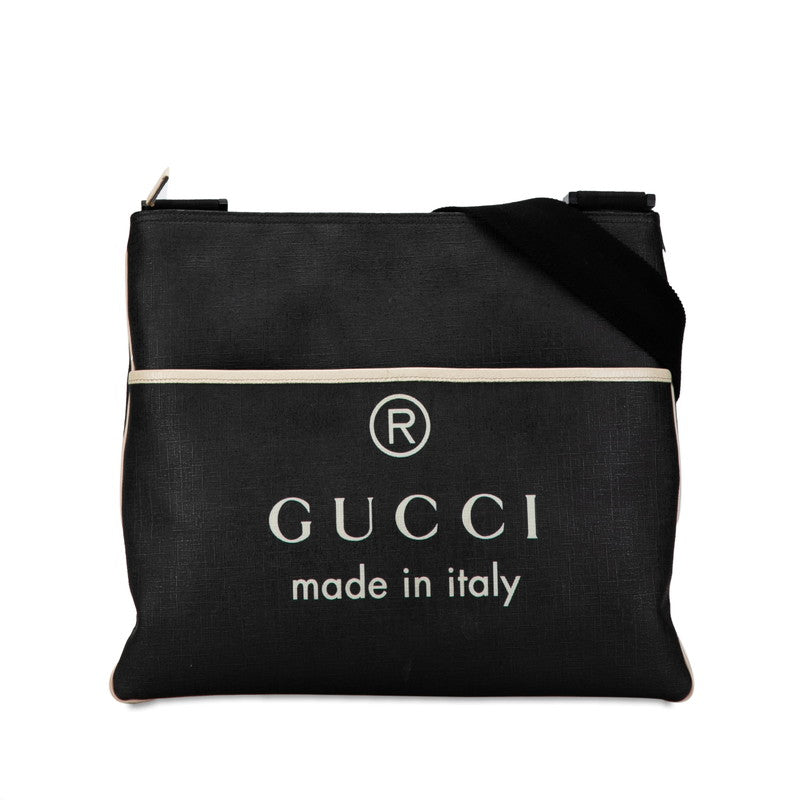 Gucci Logo PVC Leather Shoulder Bag