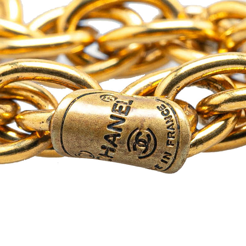 Chanel Coco Mark Chain Necklace Gold