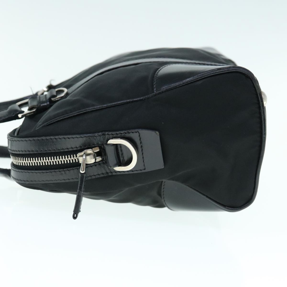 PRADA Hand Bag Nylon Black ki3990