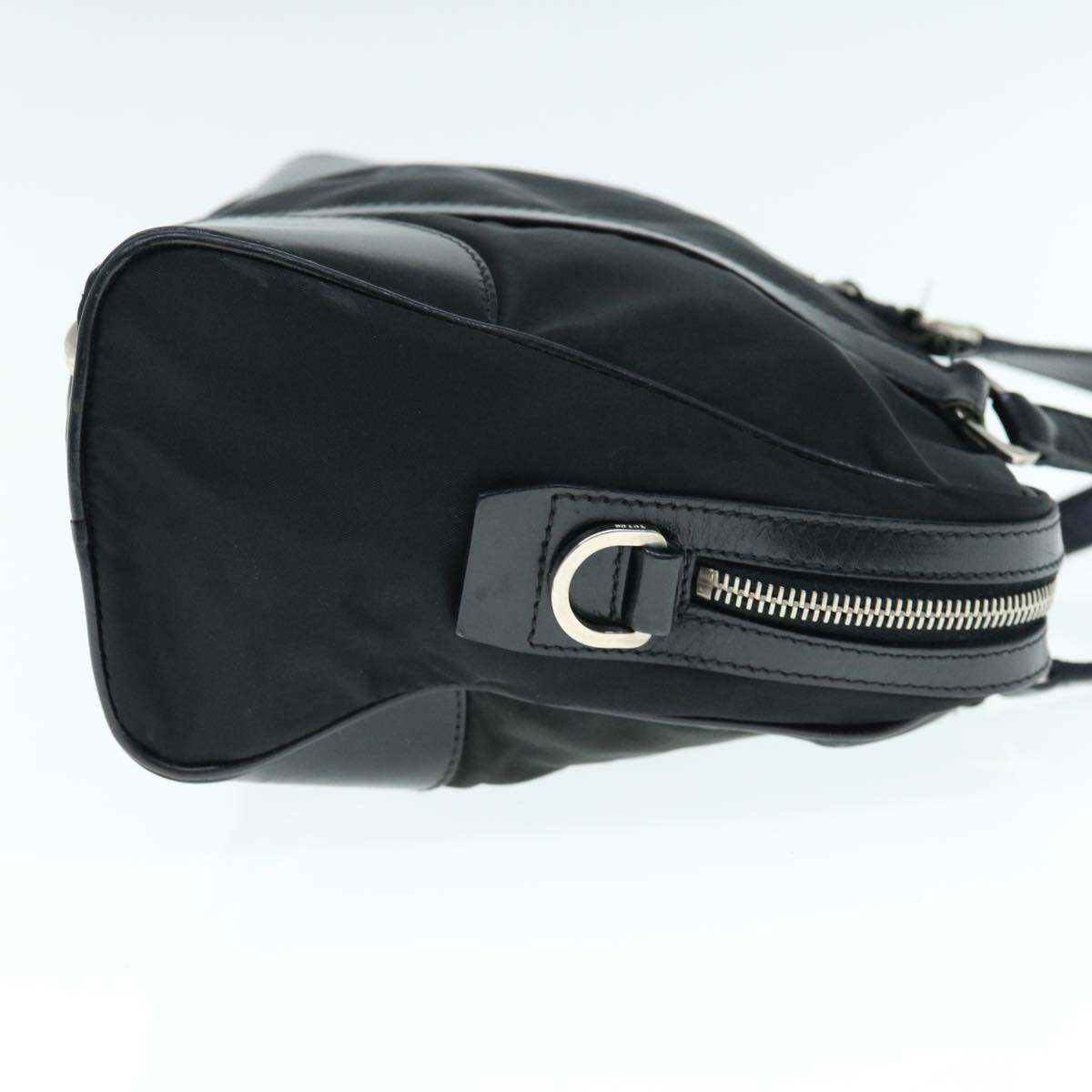 PRADA Hand Bag Nylon Black ki3990