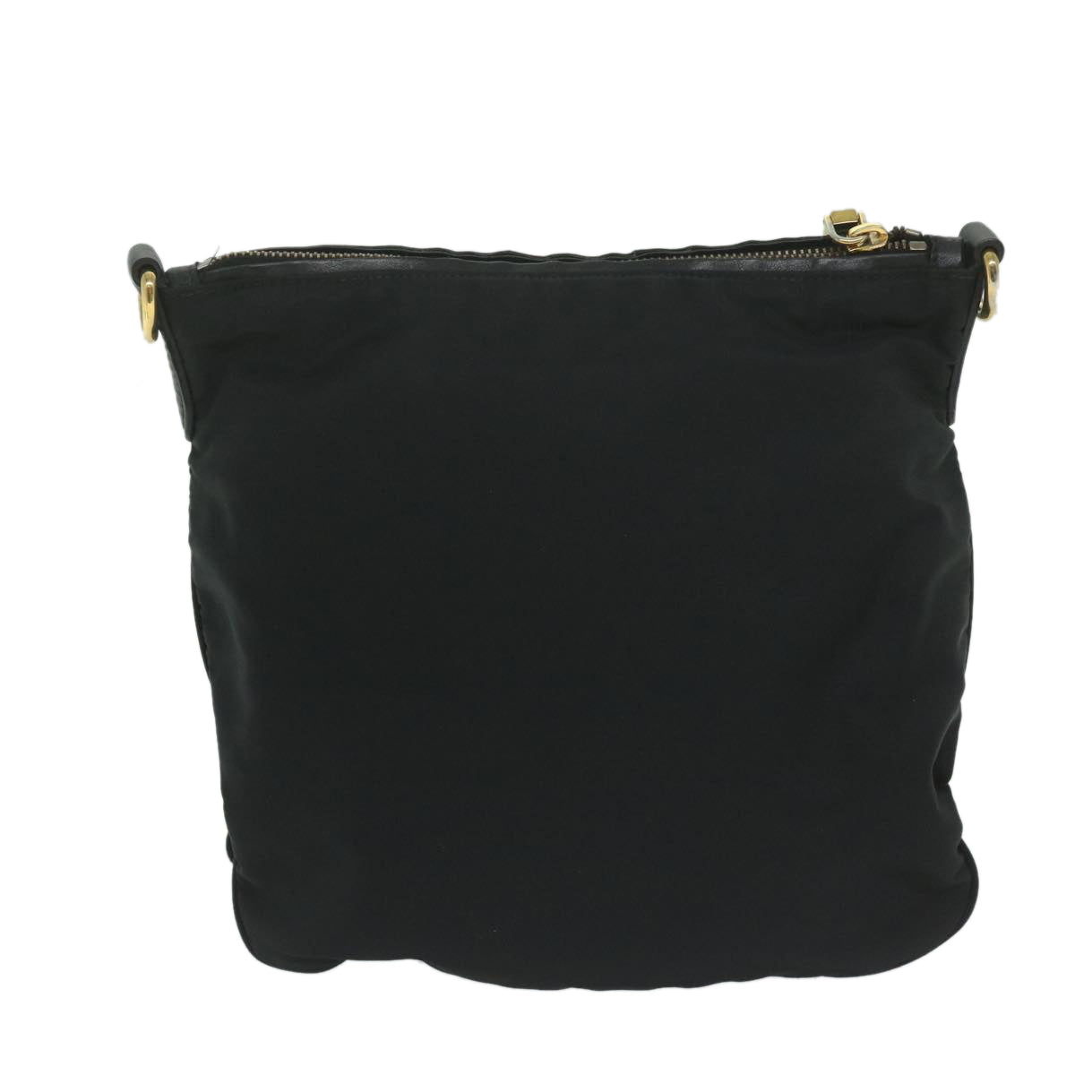 PRADA Shoulder Bag Nylon Black ki4045