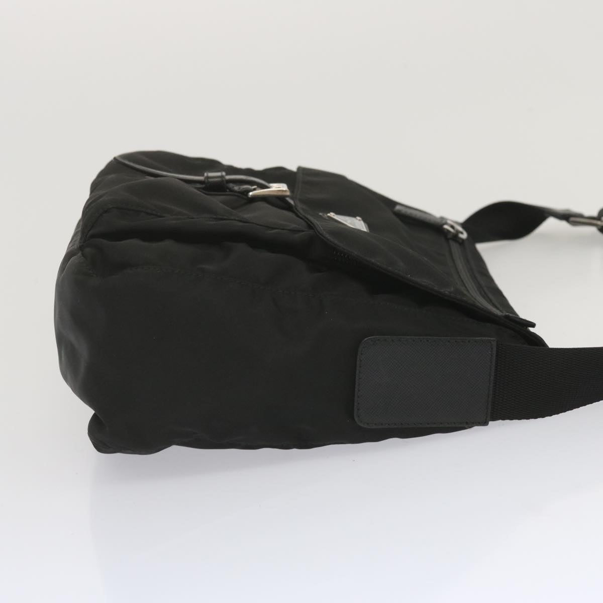 PRADA Shoulder Bag Nylon Black  ki4138