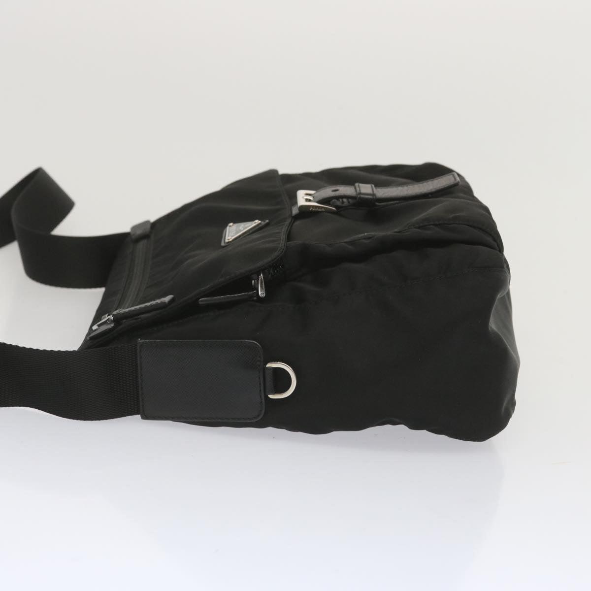 PRADA Shoulder Bag Nylon Black  ki4138