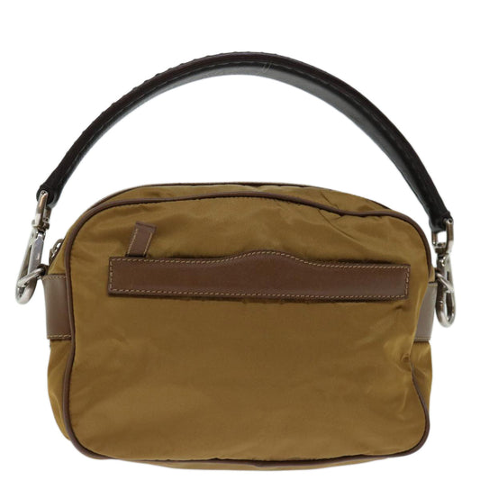 PRADA Shoulder Bag Nylon Brown  ki4171
