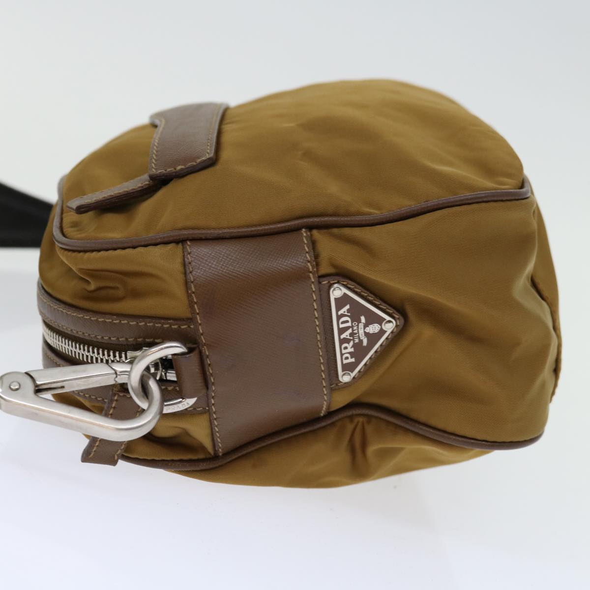 PRADA Shoulder Bag Nylon Brown  ki4171