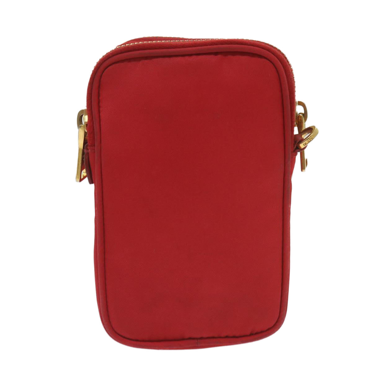 PRADA Shoulder Pouch Nylon Red  ki4188