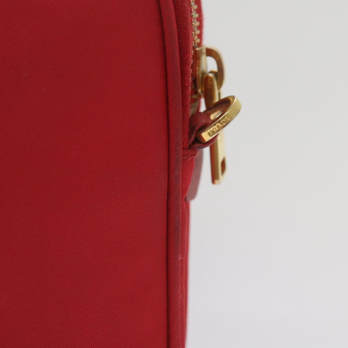 PRADA Shoulder Pouch Nylon Red  ki4188