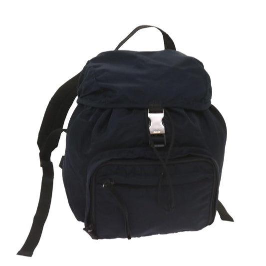 PRADA Backpack Nylon Navy  ki4230