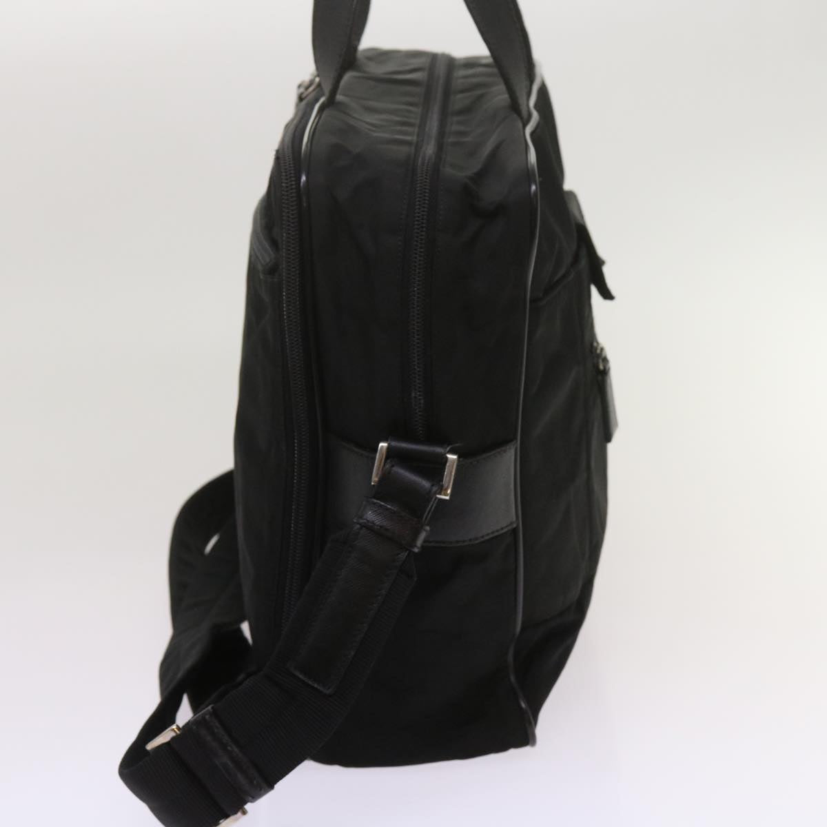 PRADA Briefcase Nylon 2way Black ki4282
