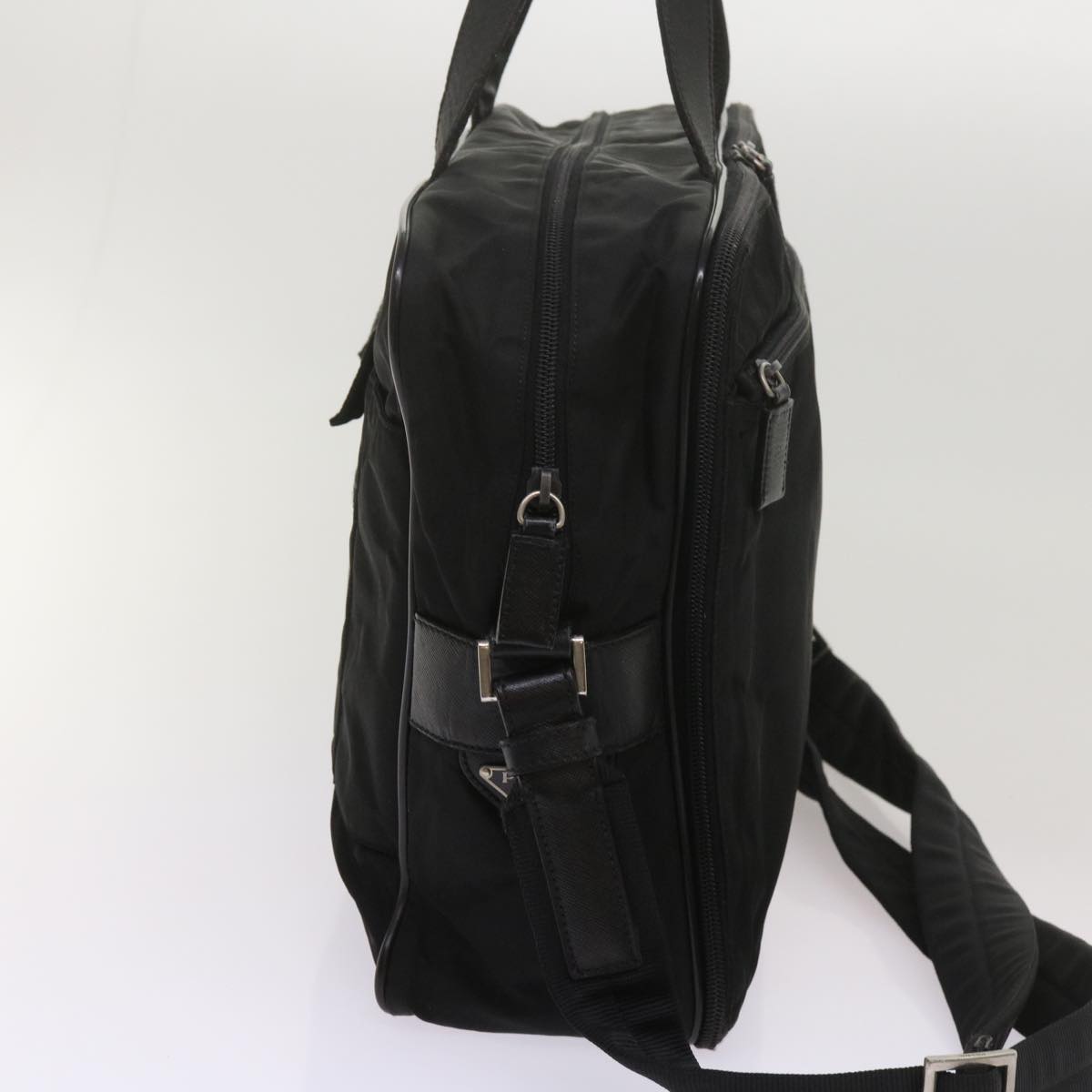 PRADA Briefcase Nylon 2way Black ki4282