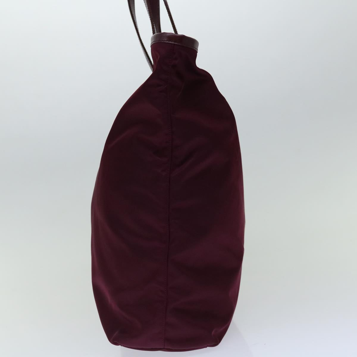PRADA Tote Bag Nylon Wine Red ki4335