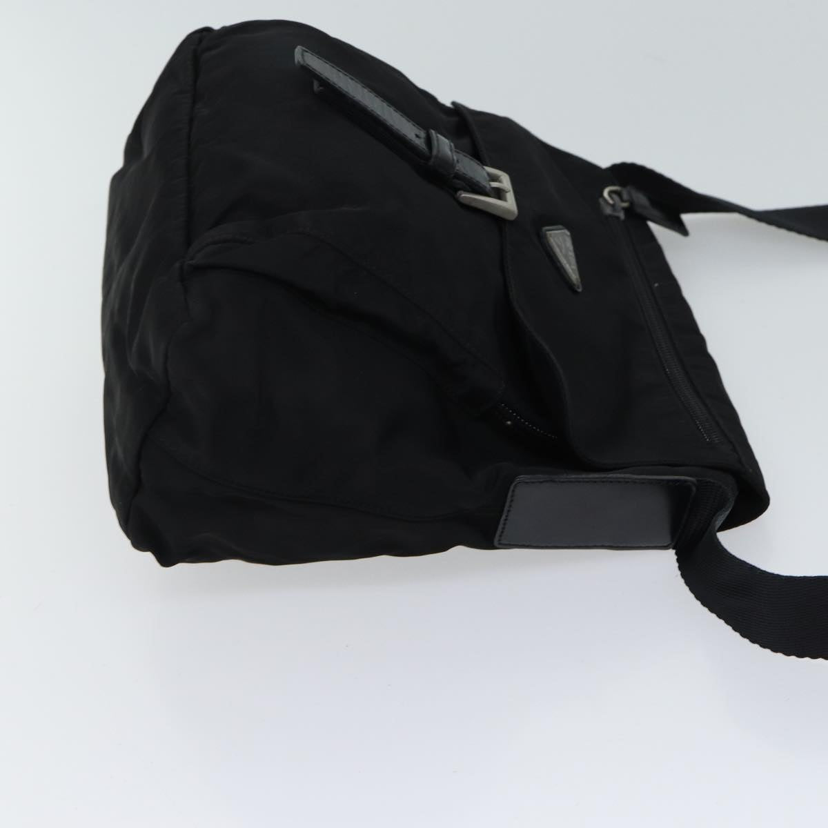 PRADA Shoulder Bag Nylon Black ki4337