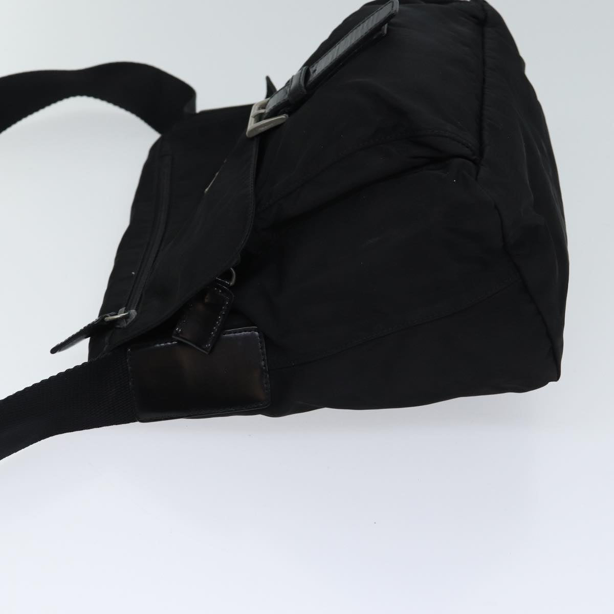 PRADA Shoulder Bag Nylon Black ki4337