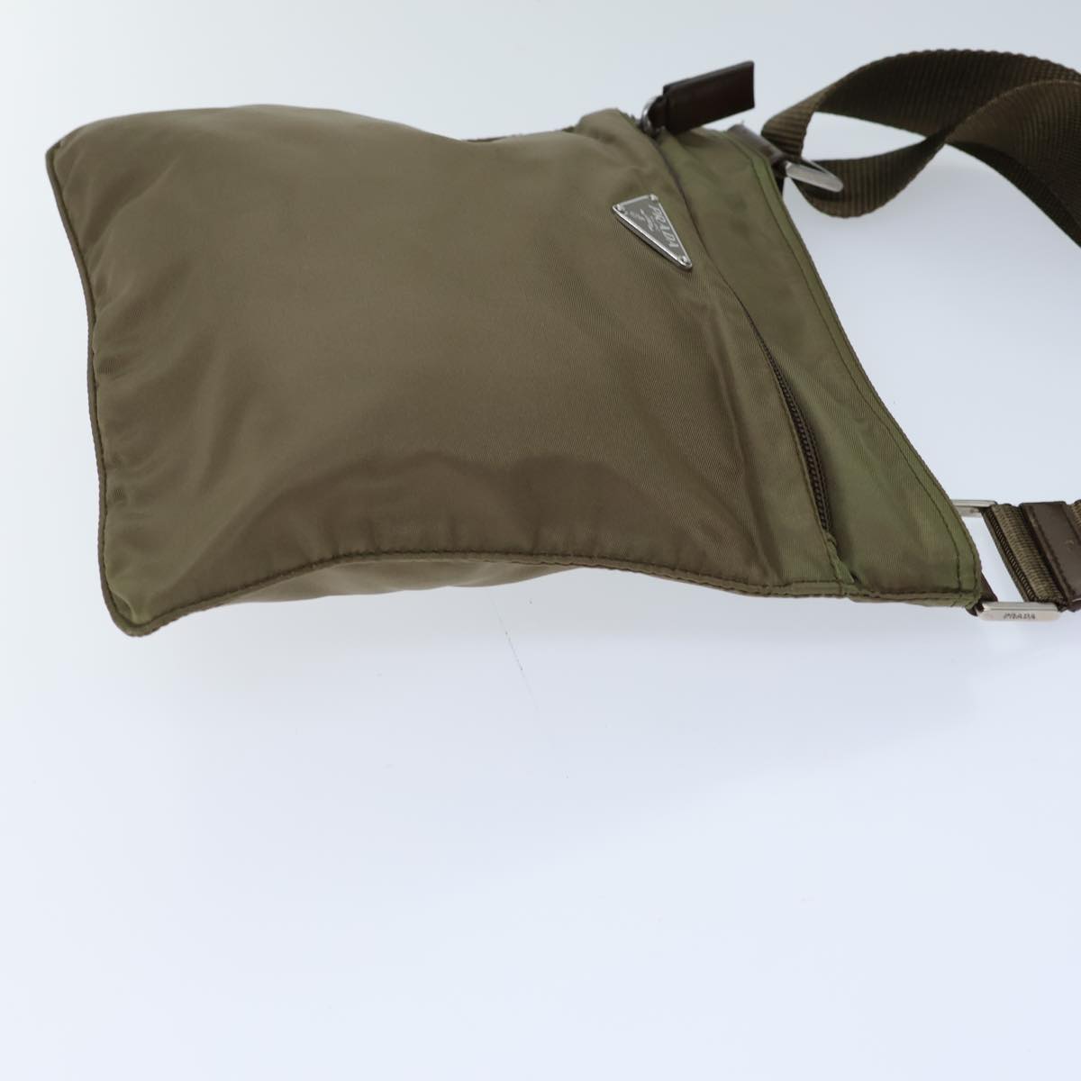 PRADA Shoulder Bag Nylon Khaki ki4387