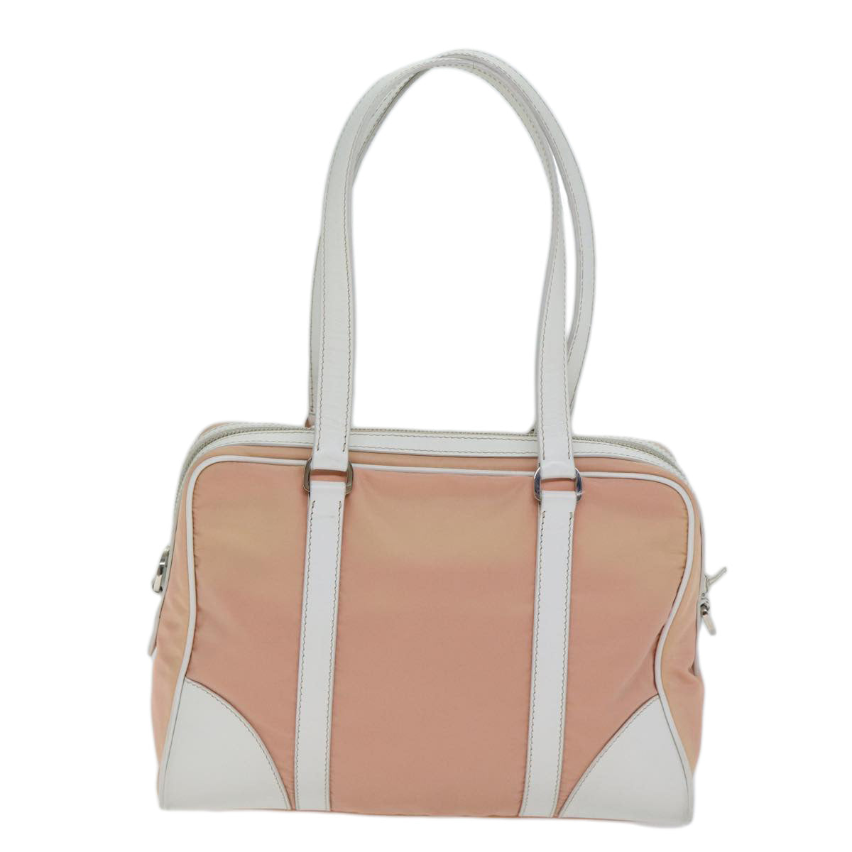 PRADA Hand Bag Nylon 2way Pink ki4404
