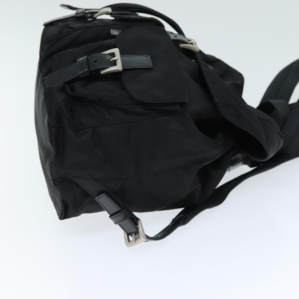 PRADA Backpack Nylon Black ki4408