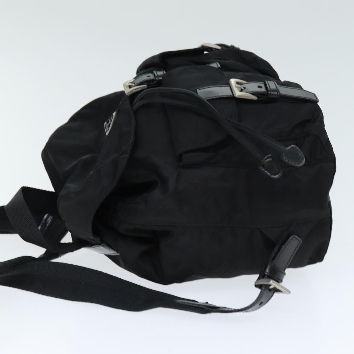 PRADA Backpack Nylon Black ki4408