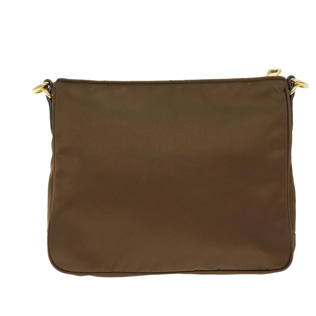 PRADA Shoulder Bag Nylon Brown ki4473