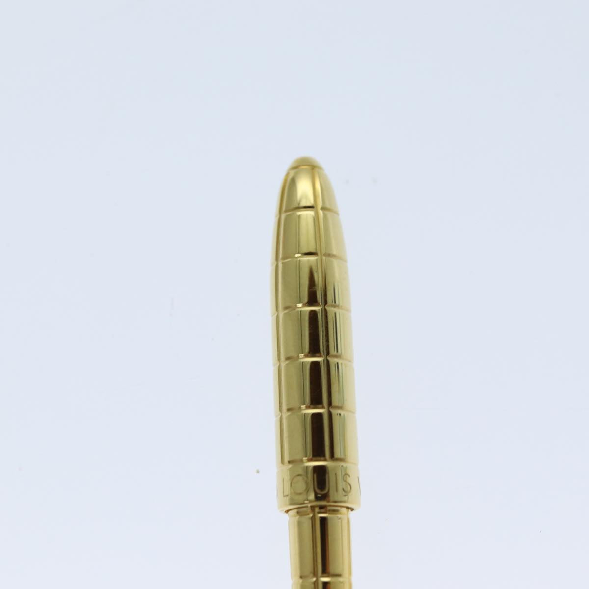 LOUIS VUITTON Styro Agenda Ballpoint Pen metal Gold Tone LV ki4516