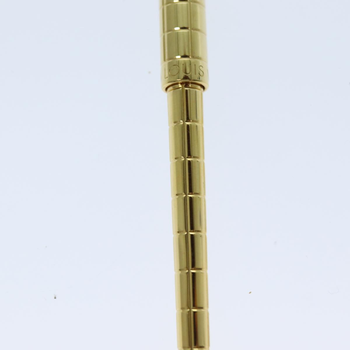 LOUIS VUITTON Styro Agenda Ballpoint Pen metal Gold Tone LV ki4516