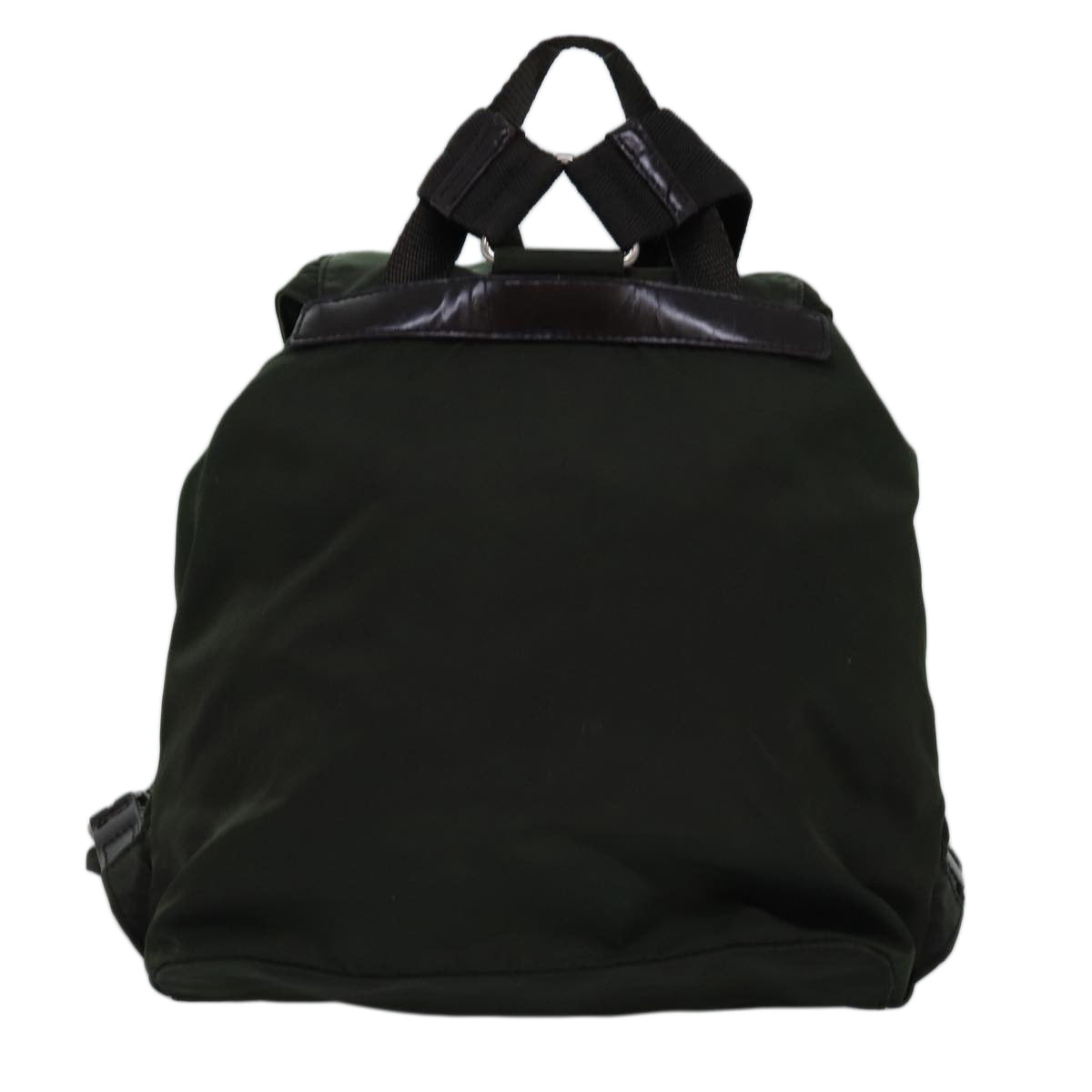 PRADA Backpack Nylon Khaki ki4517