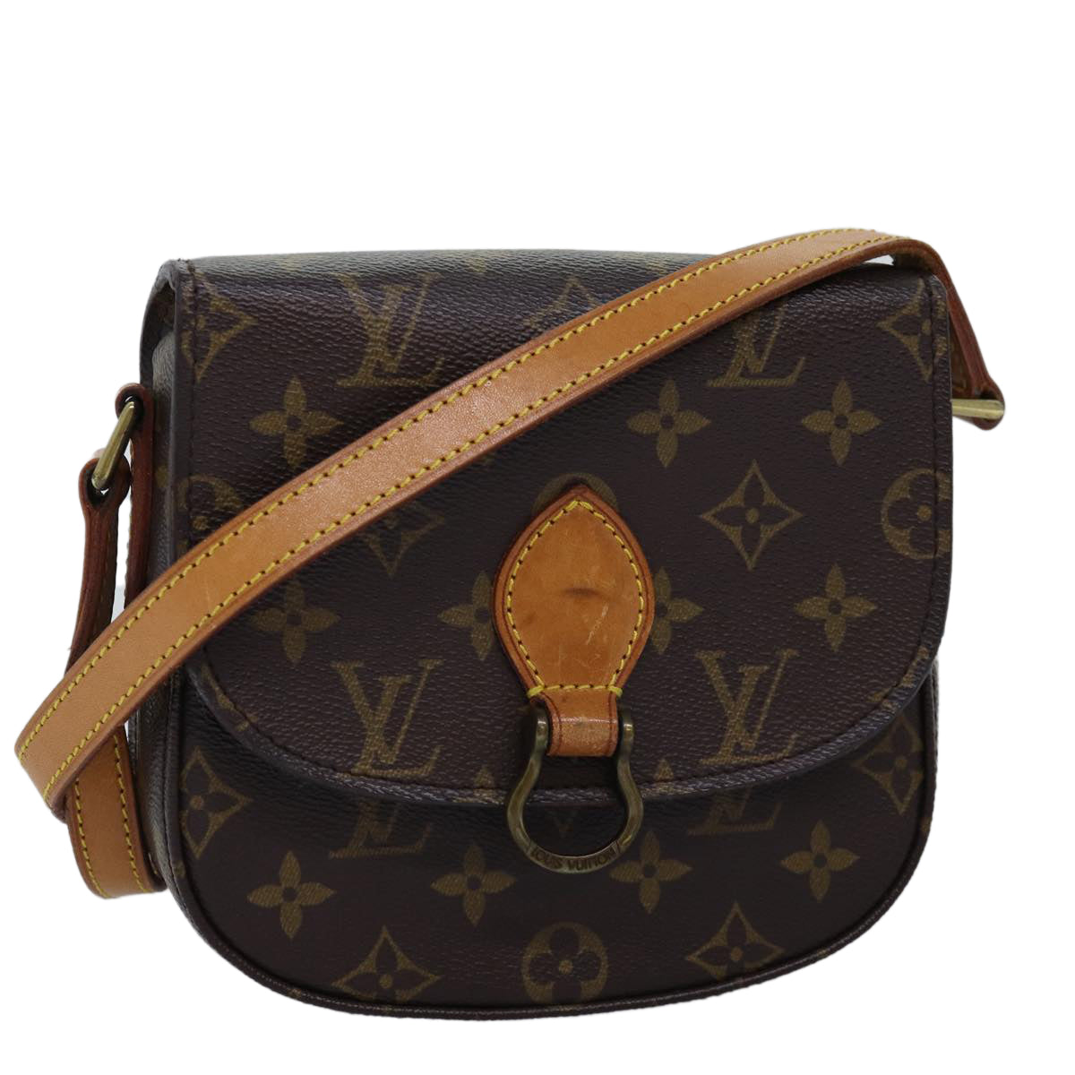 LOUIS VUITTON Monogram Saint Cloud PM Shoulder Bag M51244 ki4525