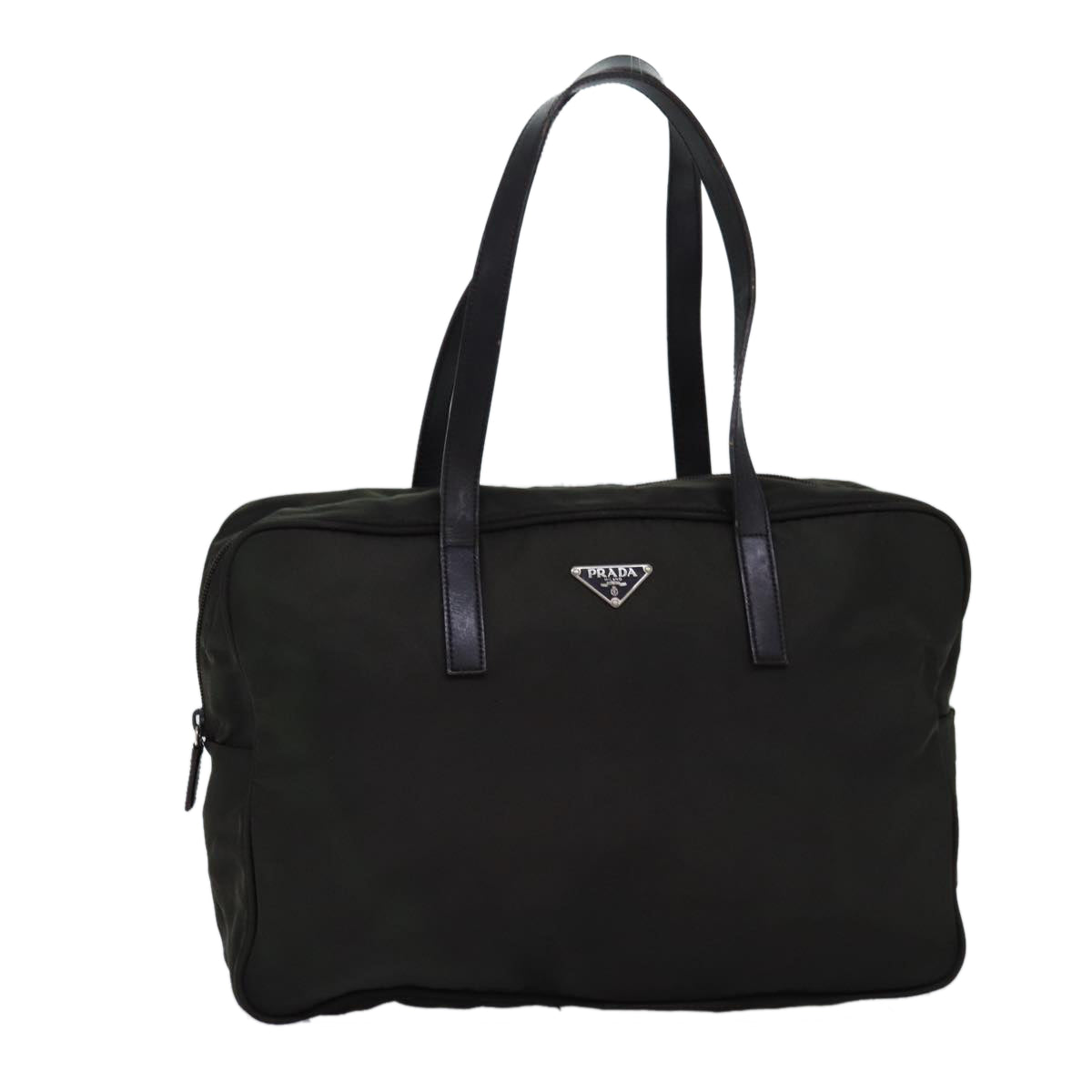PRADA Tote Bag Nylon Khaki ki4528