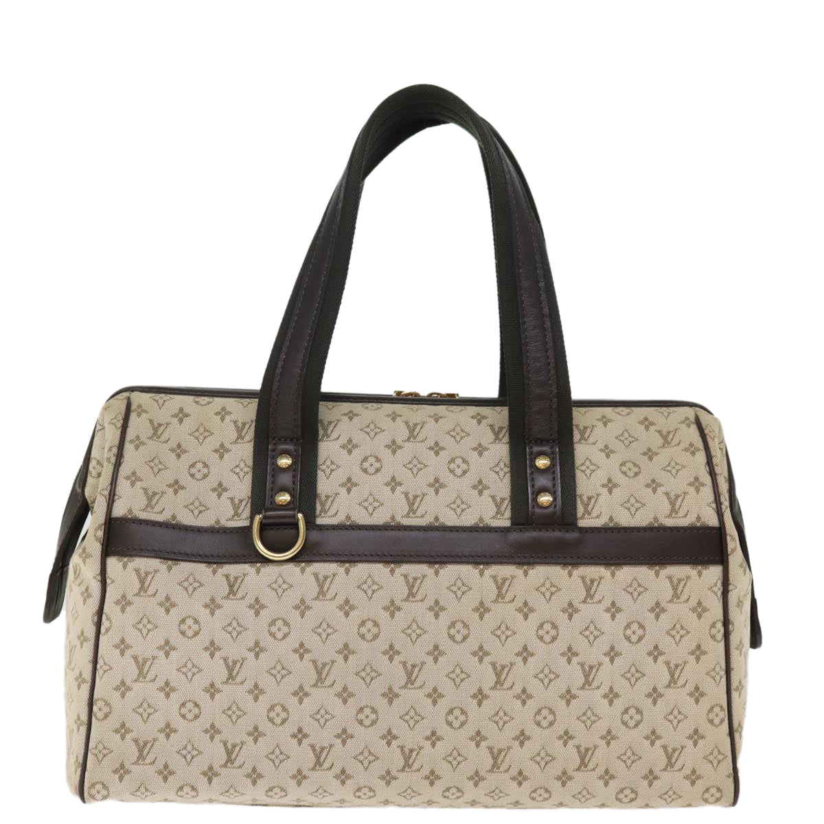LOUIS VUITTON Monogram Mini Josephine GM Hand Bag Khaki M92310 LV ki4533