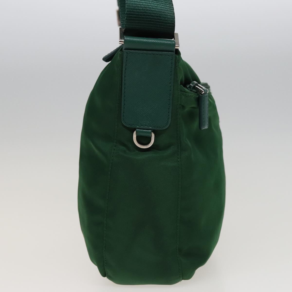 PRADA Shoulder Bag Nylon Green ki4573