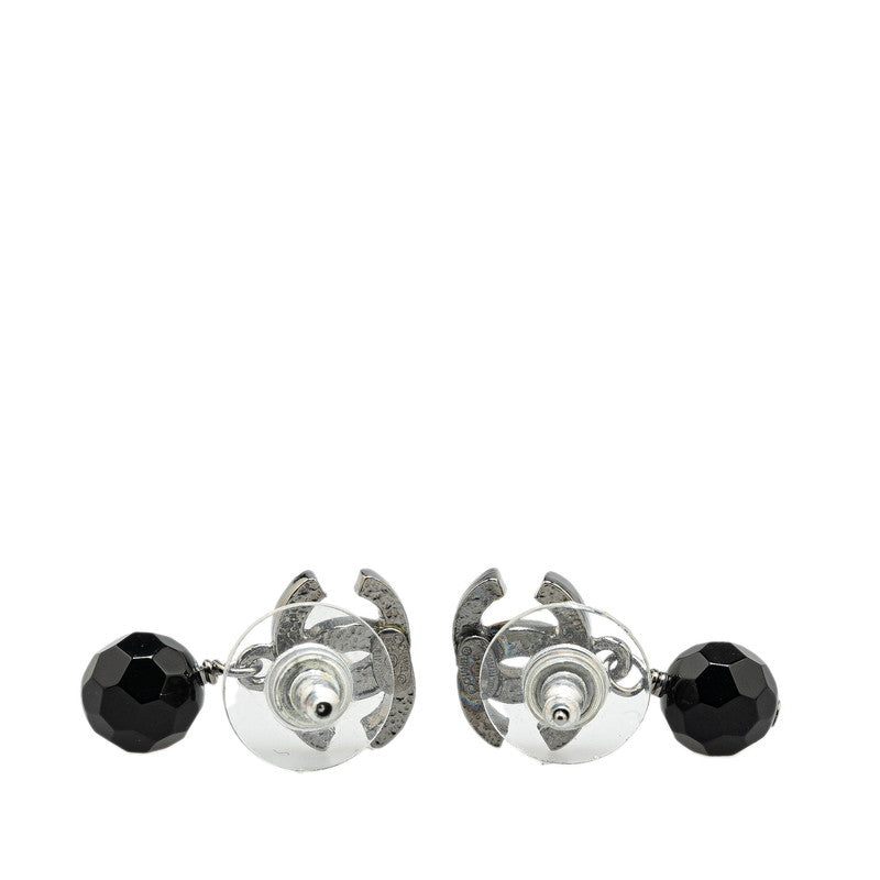 Chanel Coco Mark Swing Ball Earrings