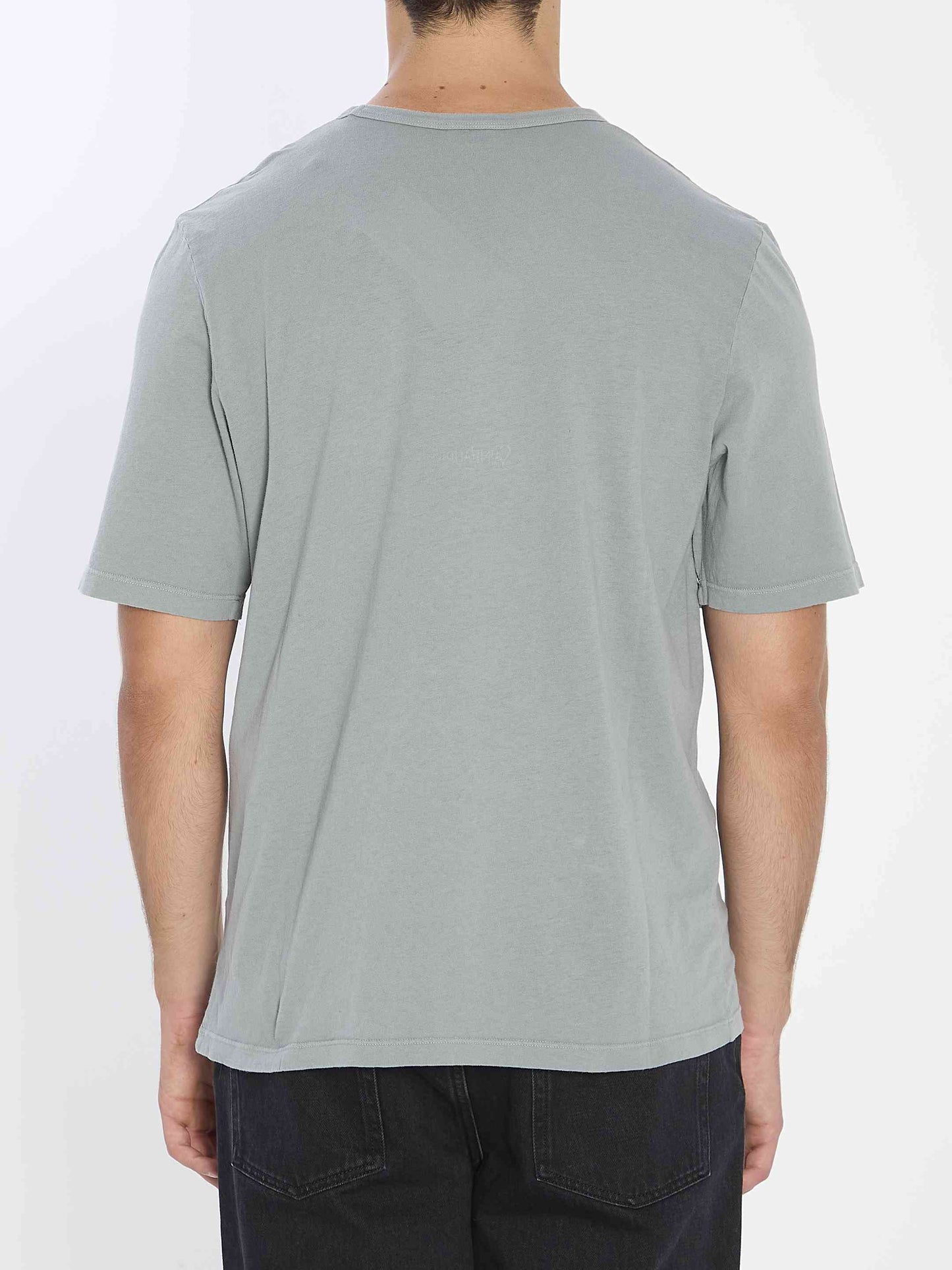 Saint Laurent Men Craw Neck T-Shirt