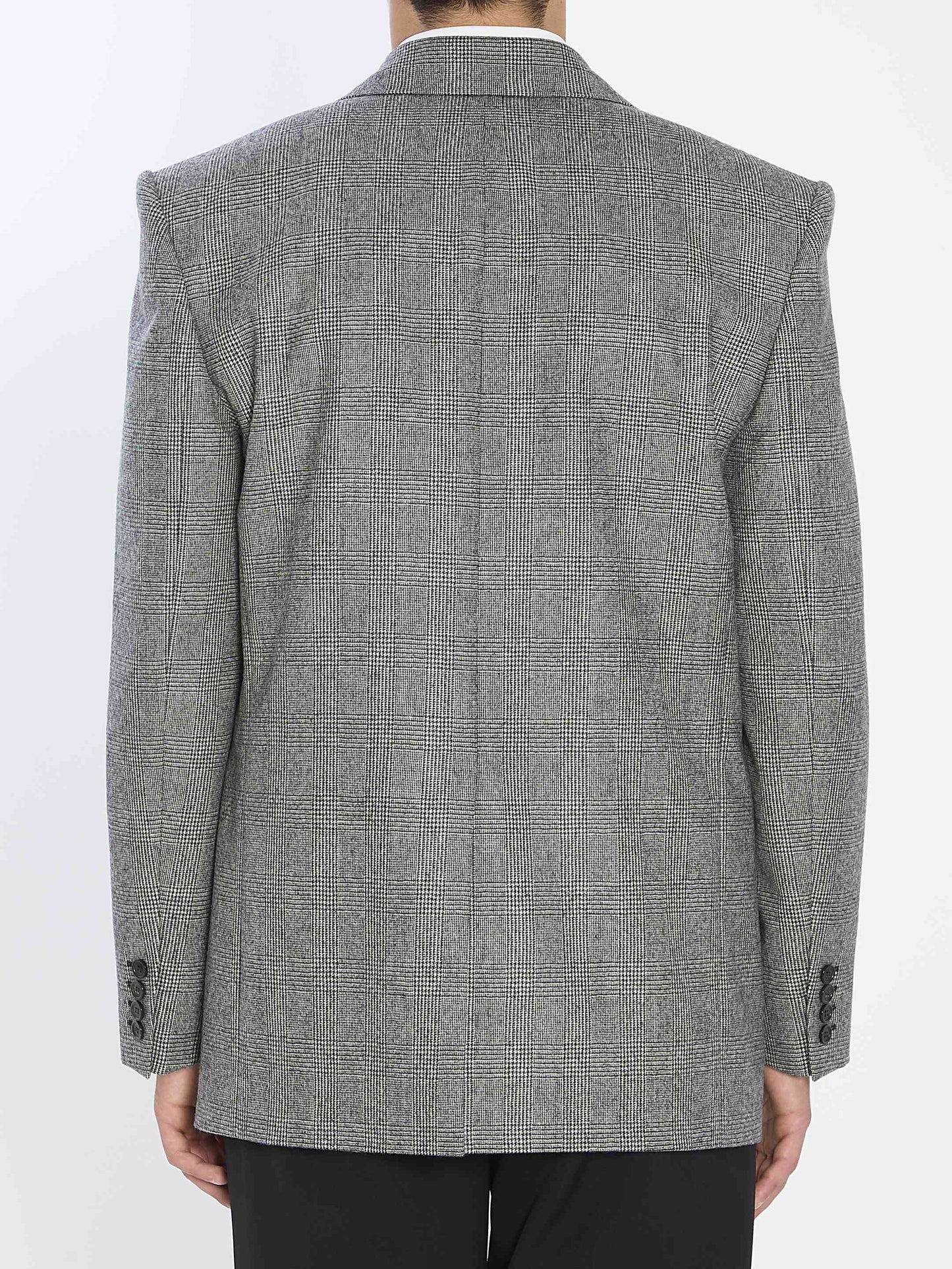 Saint Laurent Men Wool Flannel Jacket