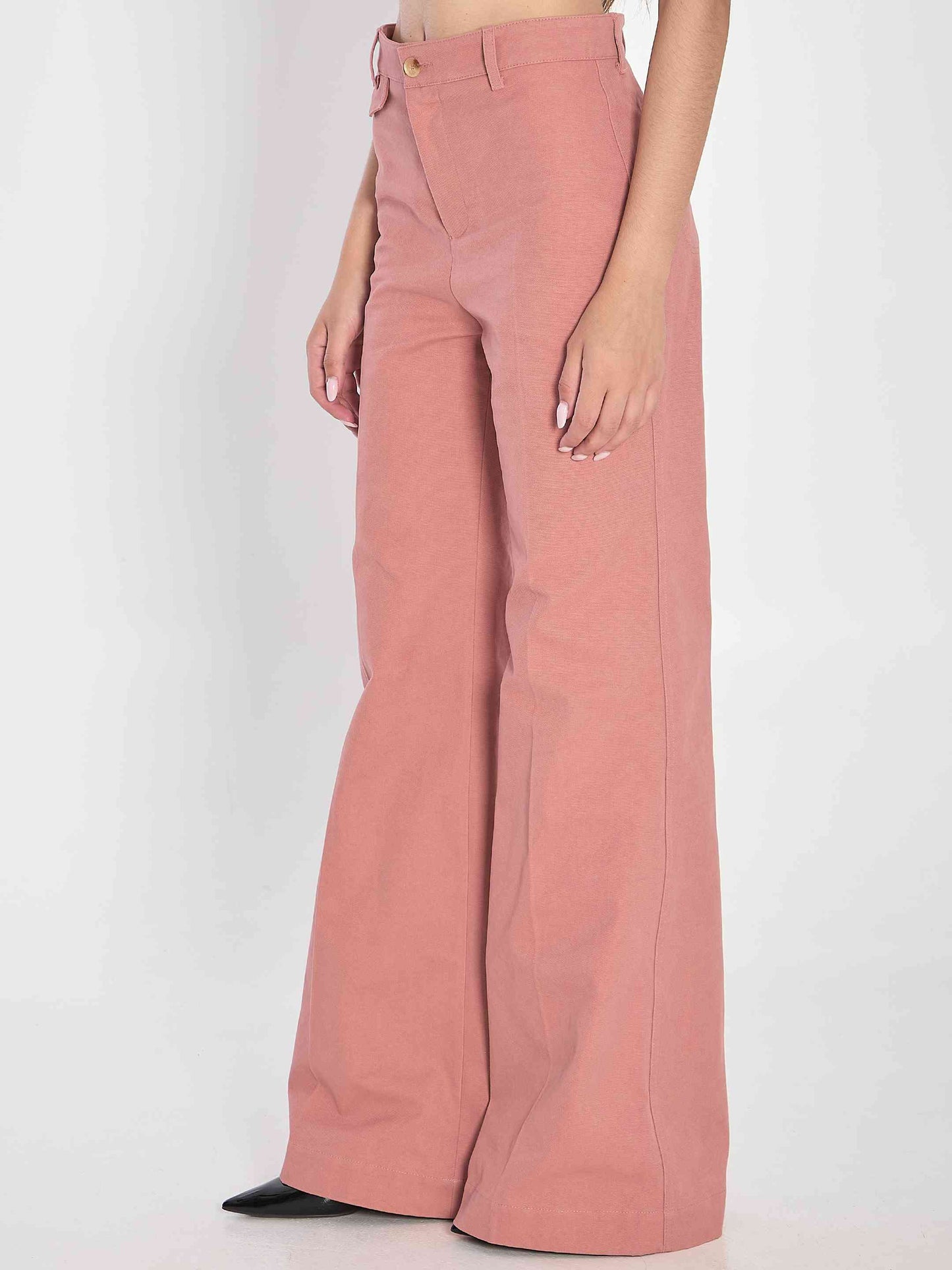 Chloe Women Flared Trousers