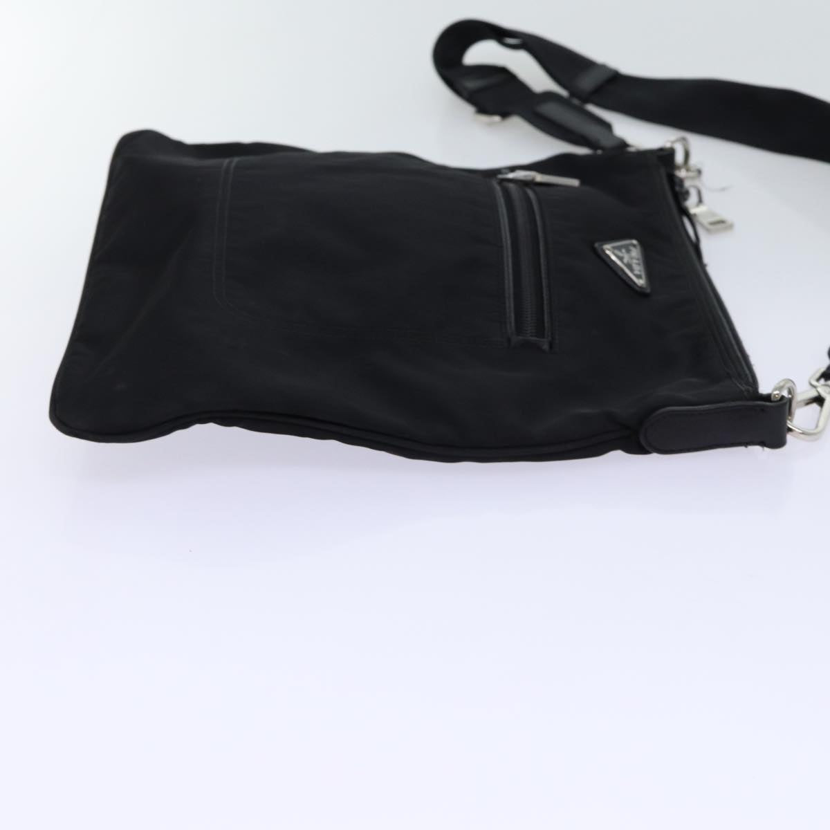 PRADA Shoulder Bag Nylon Black mr013